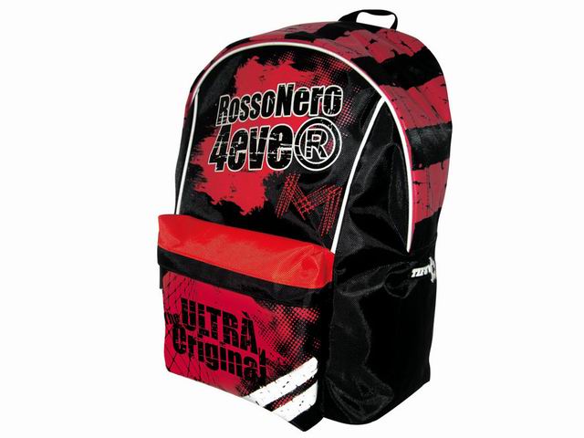 Rosso-nero zaino tempo libero 37401