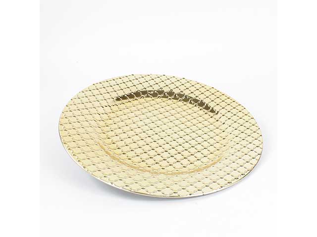 sottopiatto texture d.33cm oro 11550044