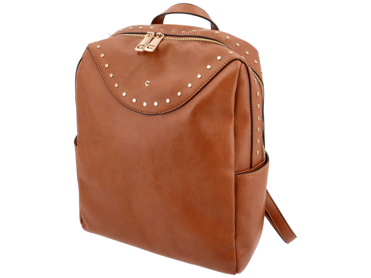 Borsa donna justine collection cognac