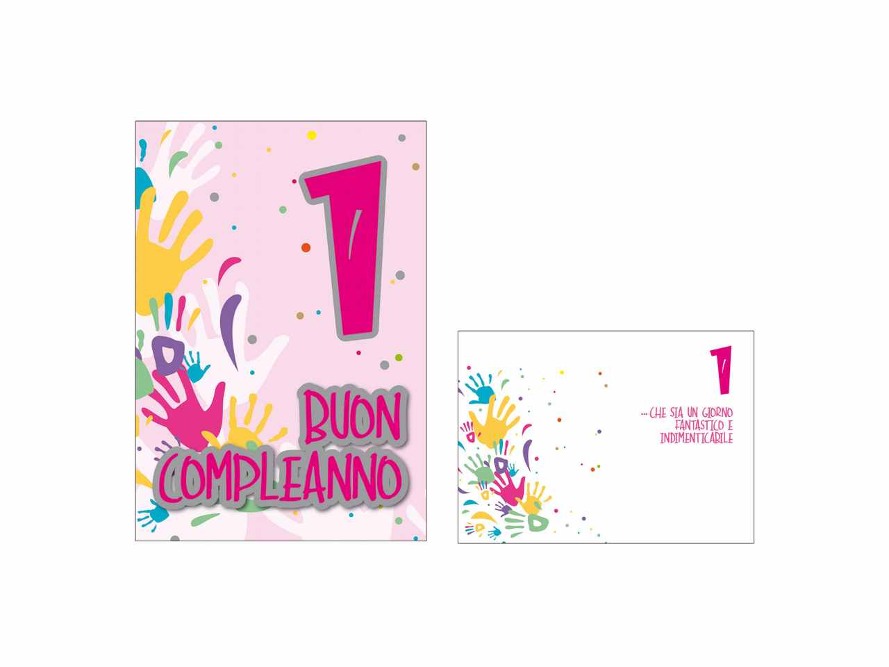 biglietto auguri 1 compleanno