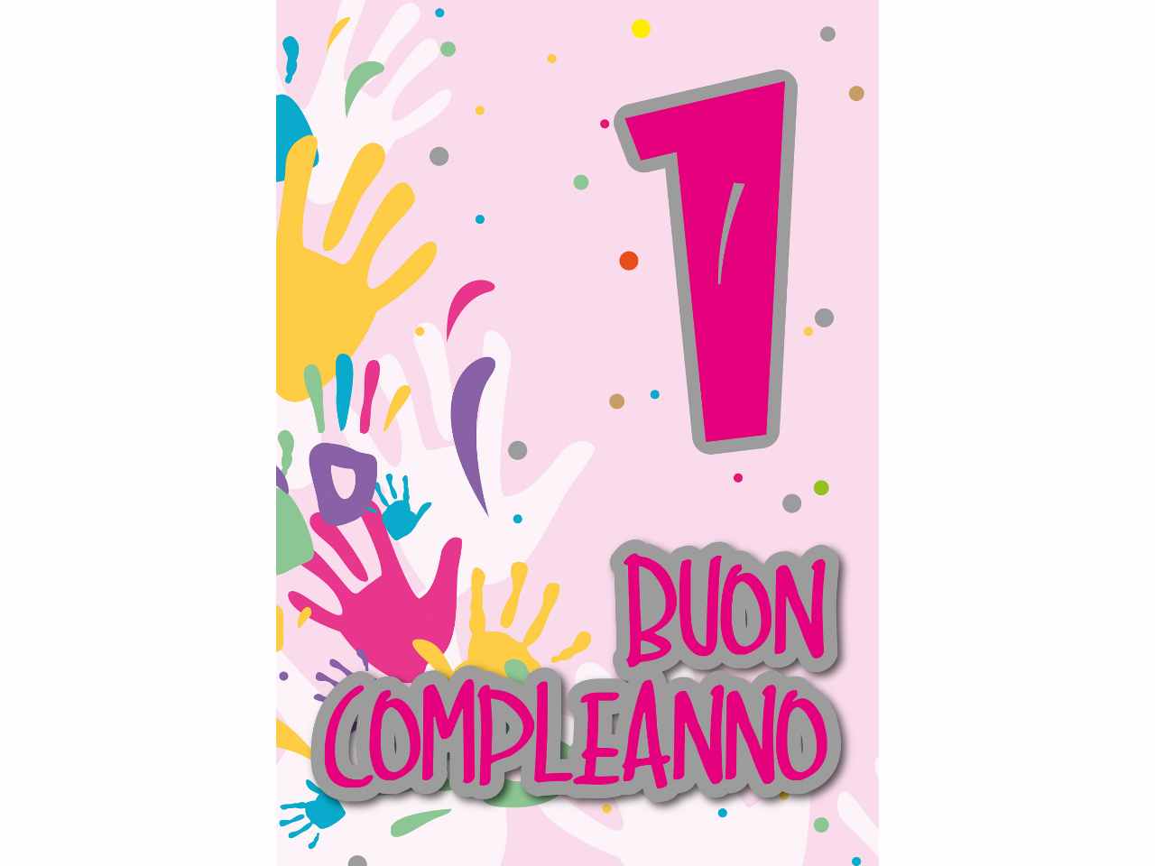 biglietto auguri 1 compleanno