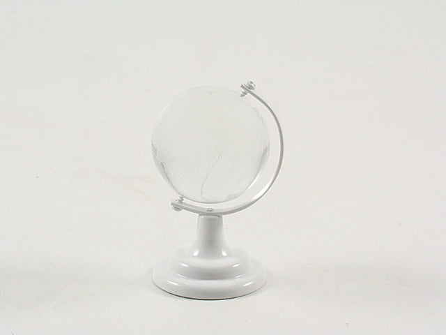 l.globo mappamondo bianco 9cm 07071