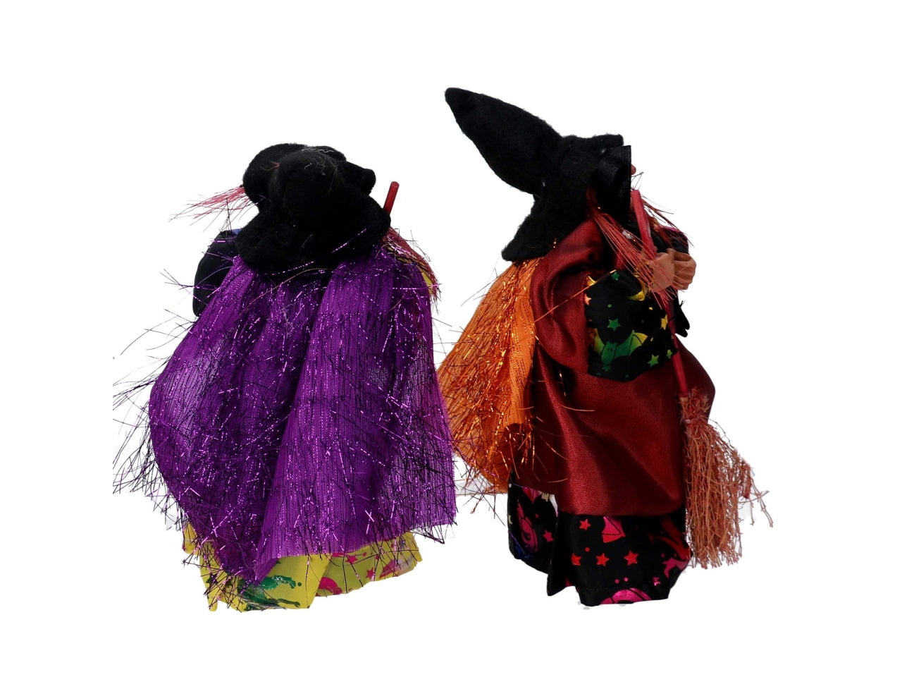 Befana con scopa misura 9x5xh.15cm assortita