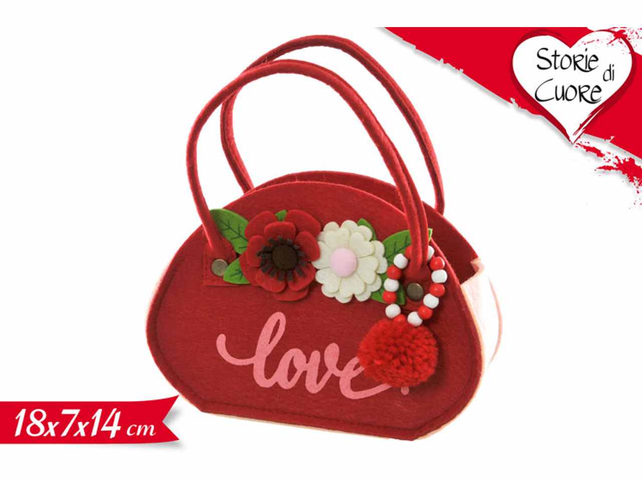 BORSETTA DECORATIVA 18x7x14cm