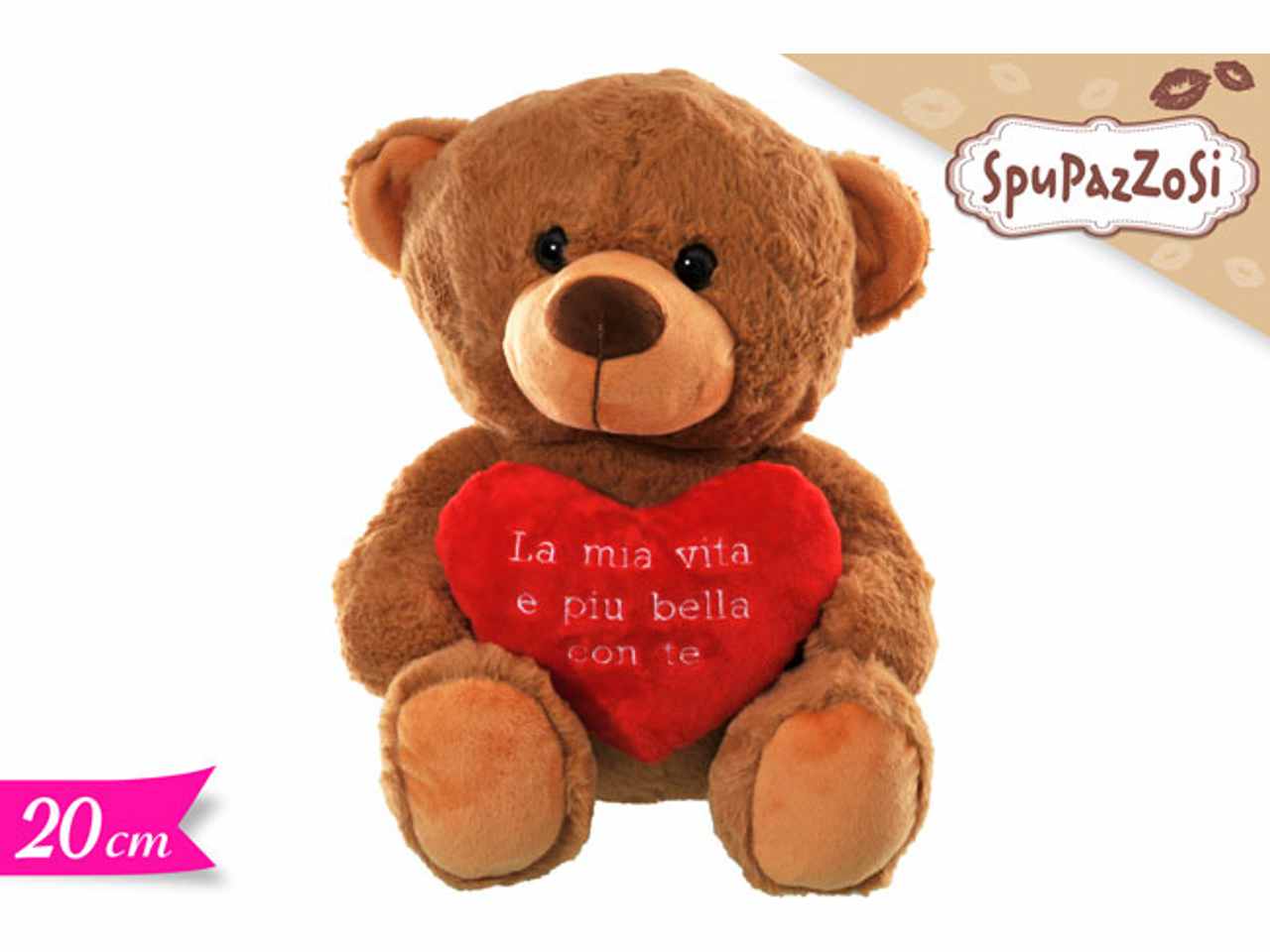 ORSO con CUORE 20CM