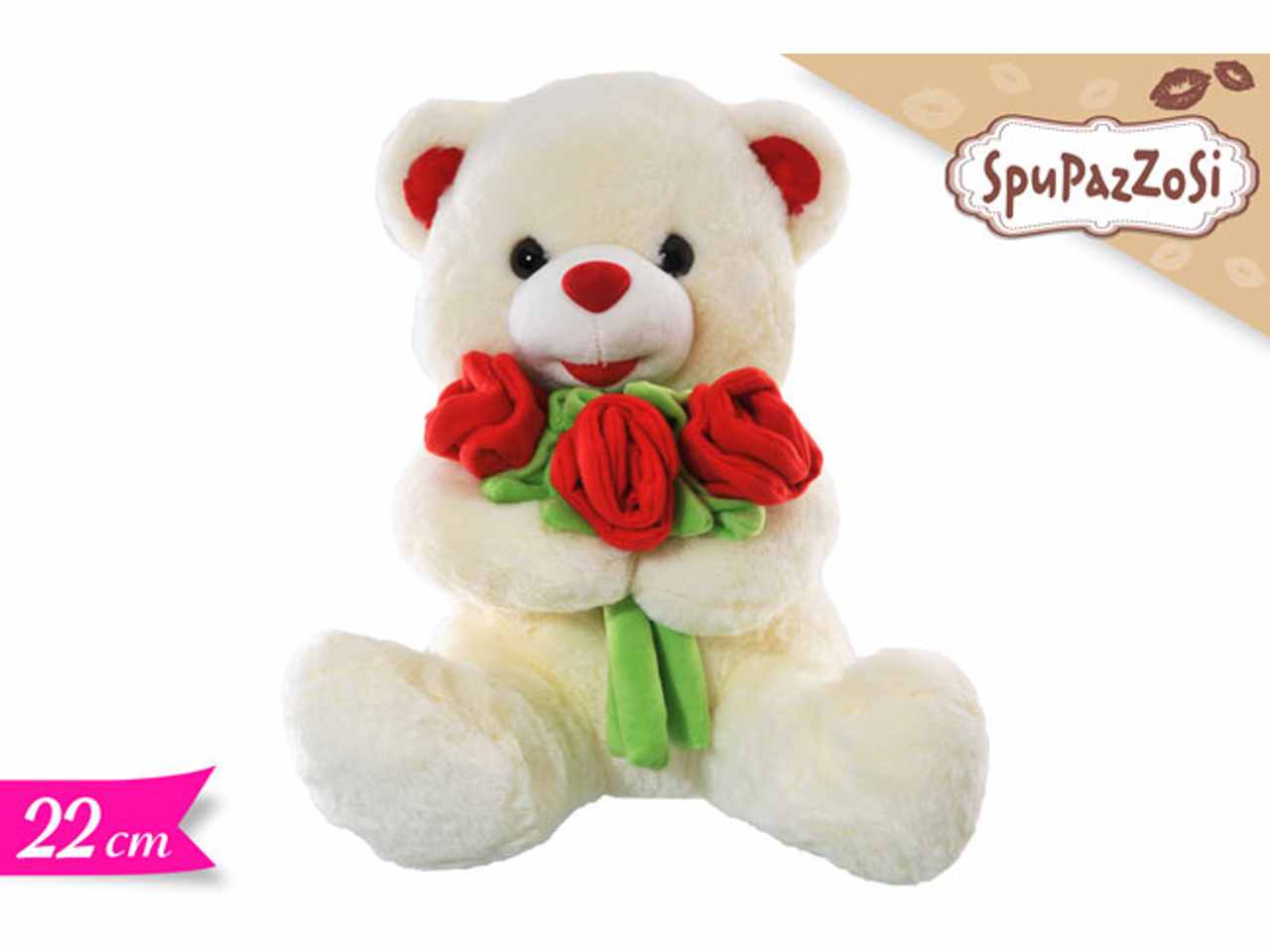 ORSO con FIORI 22CM