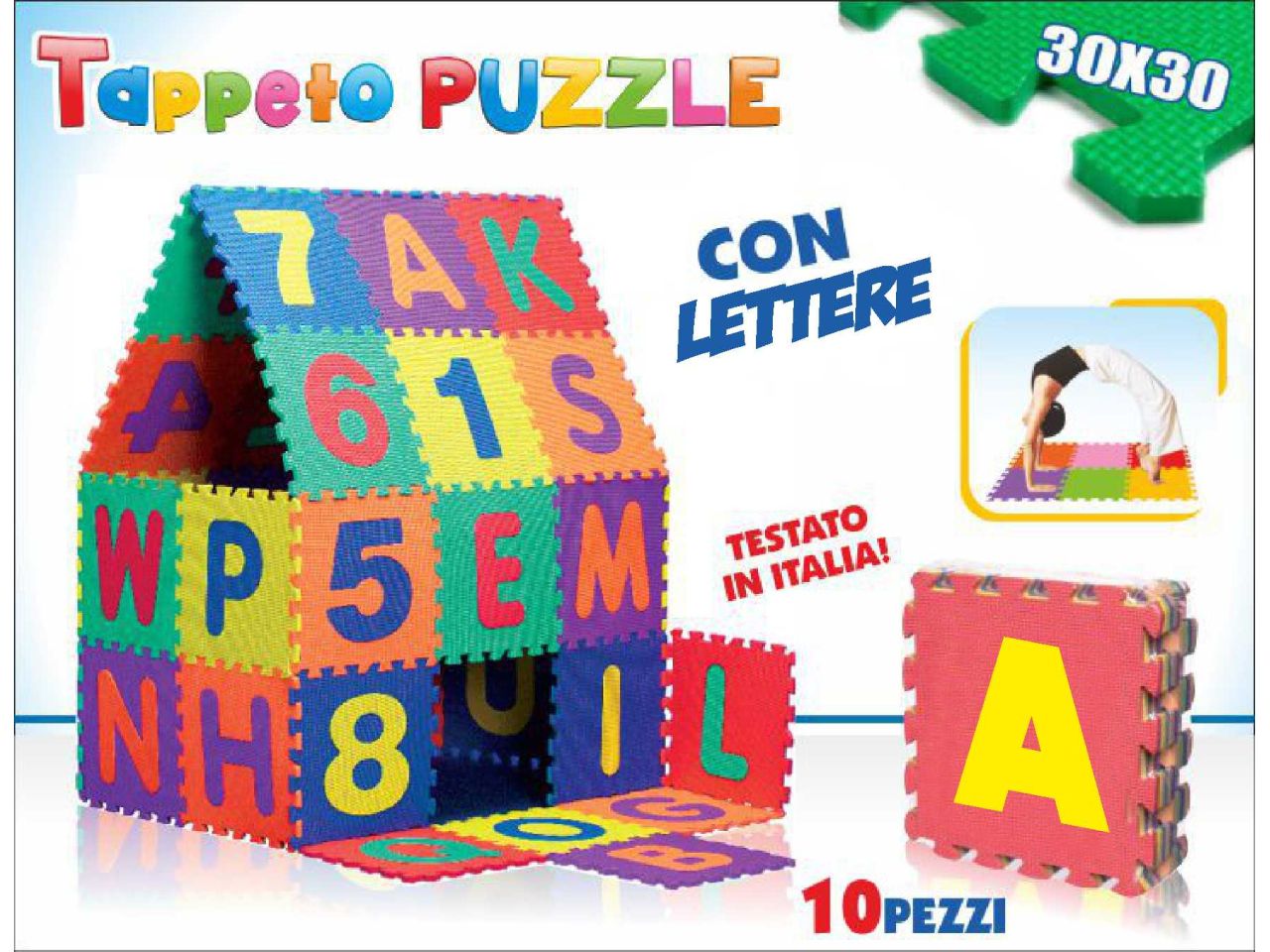 Tappeto eva lettere
