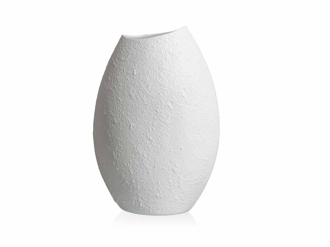 Vaso in ceramica kira bianco h.44 969025