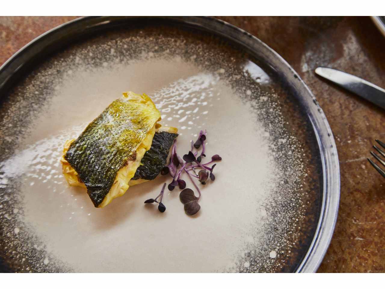 White lagoon piatto piano 28cm