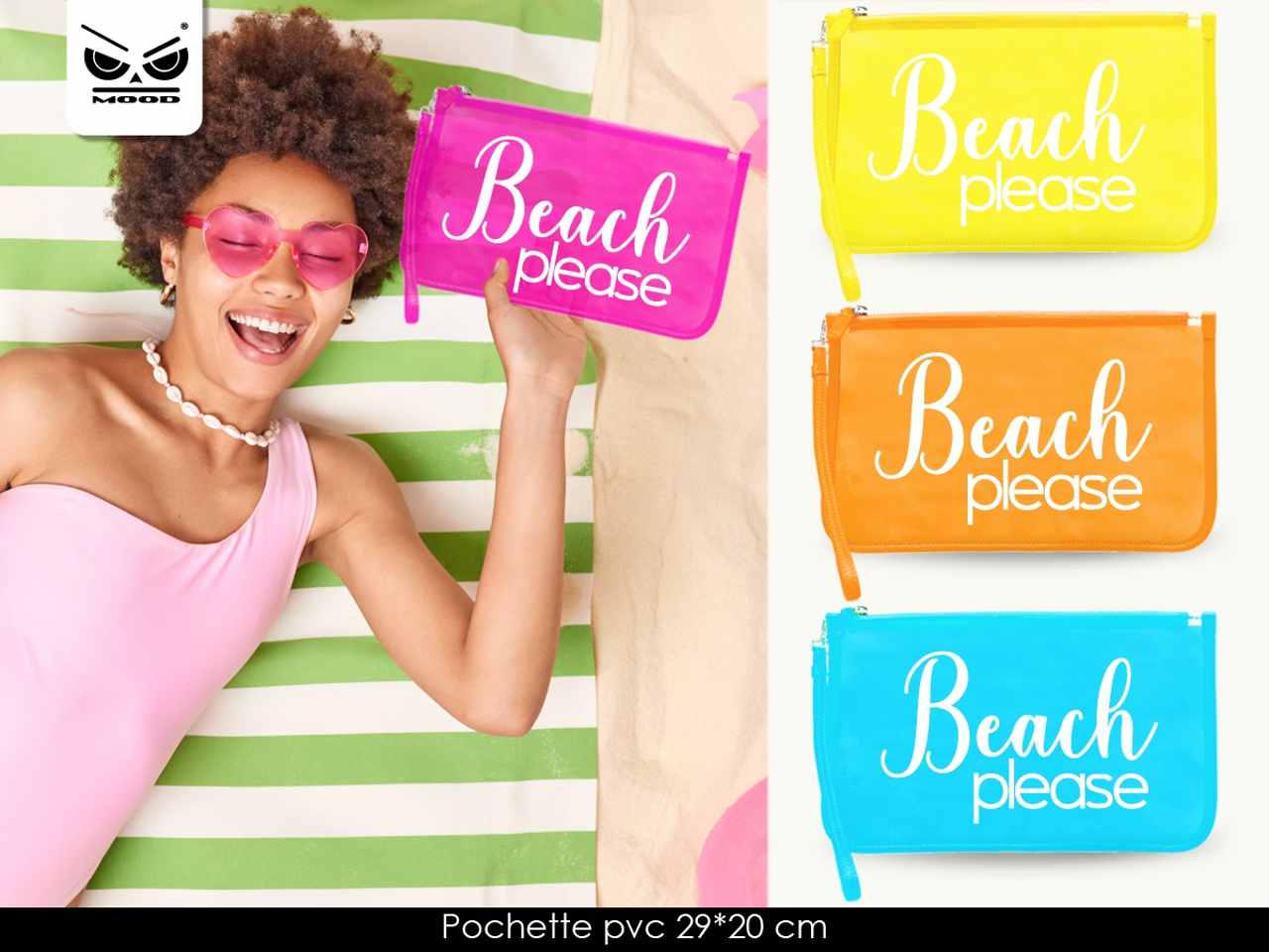 Pochette beach please pvc sm564