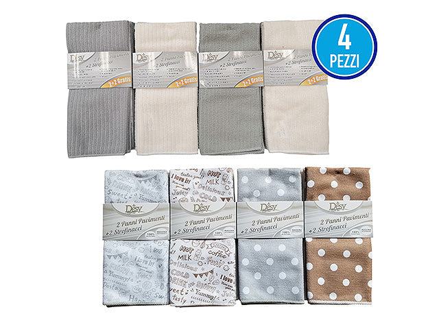 Panno pavimenti 2 pezzi+strofin.2 pezzi b07005901