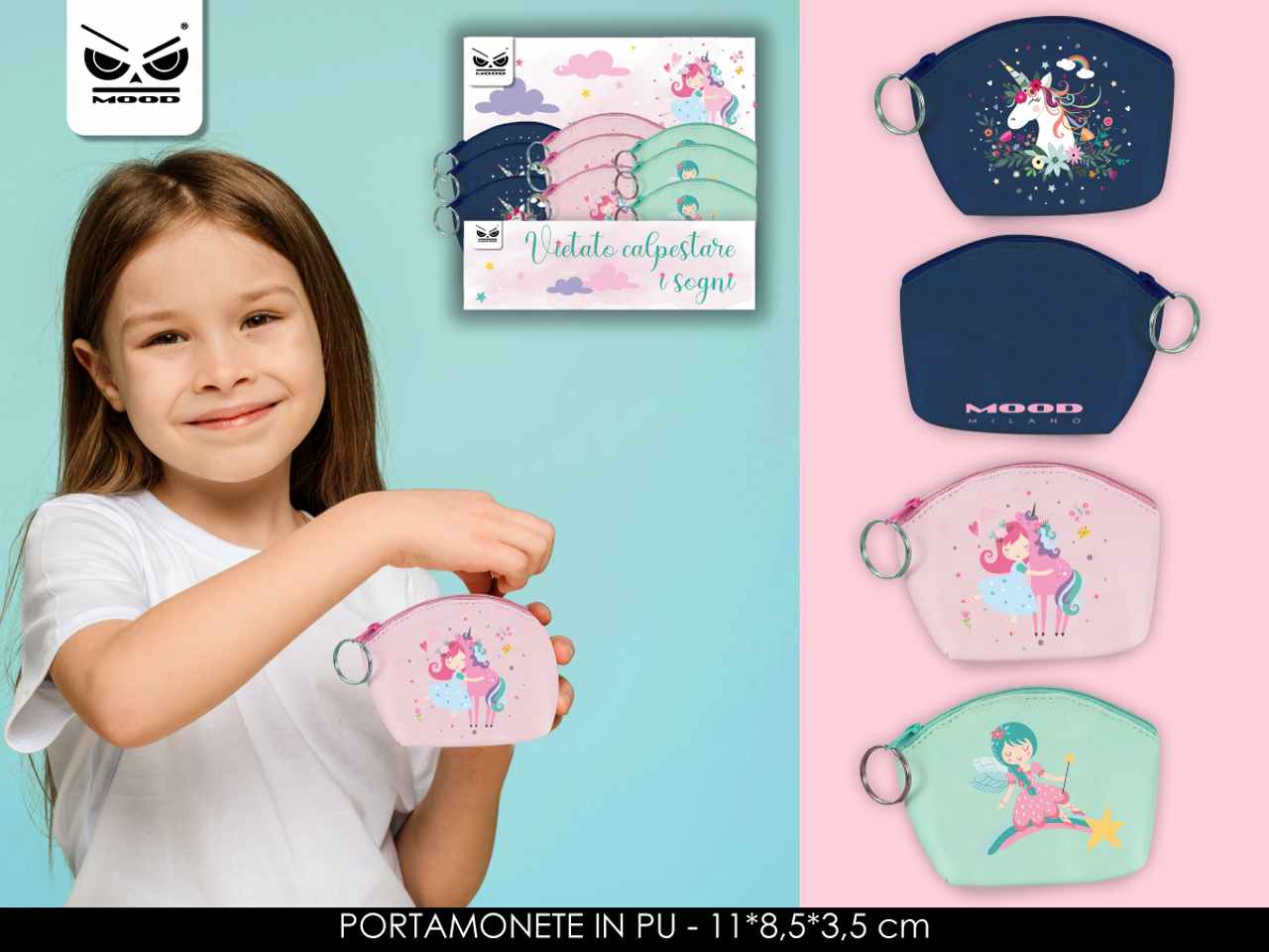 unicorn dreams portamonete