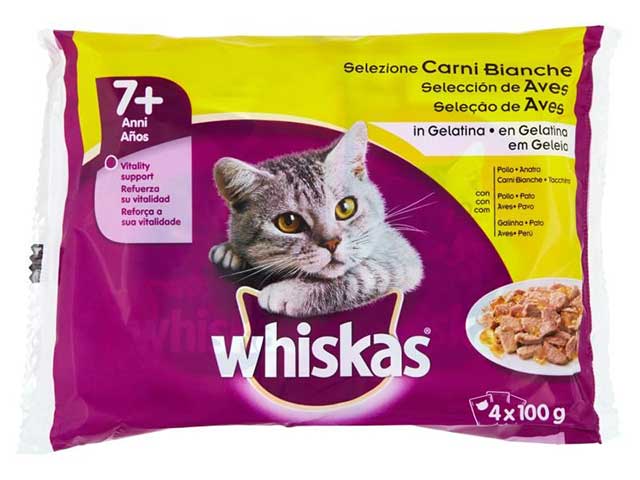 Whiskas buste mpk carni bian.14971