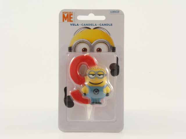 Candelina numerale minions 9