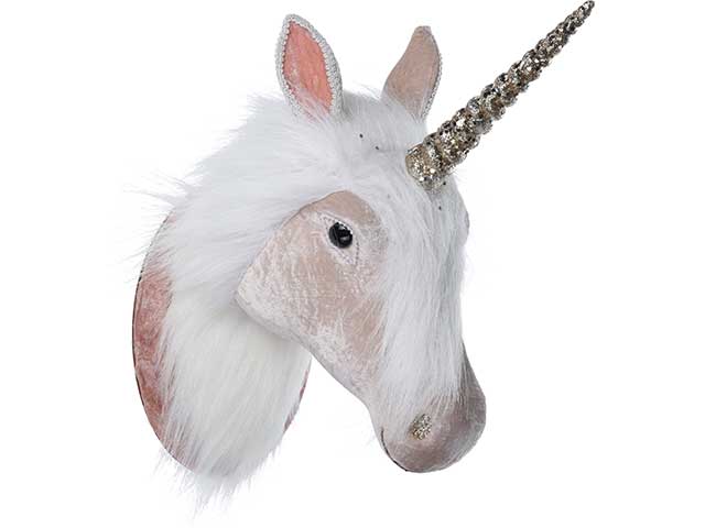 Testa unicorno rosa 39cm yzh000680