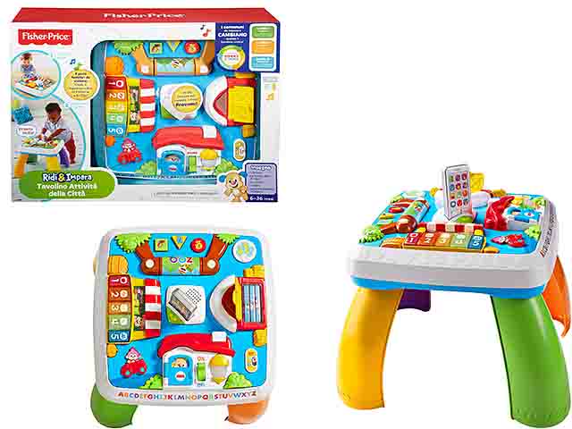 Fisher price tavolino attivita' citta'drh33-0 $