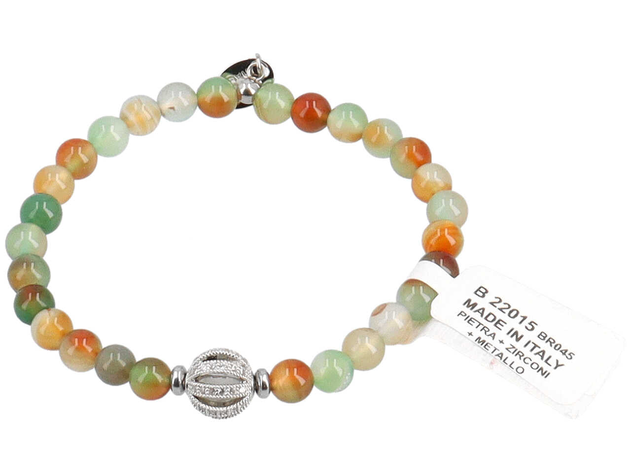 Bracciale pietra c/zirconi b 22015