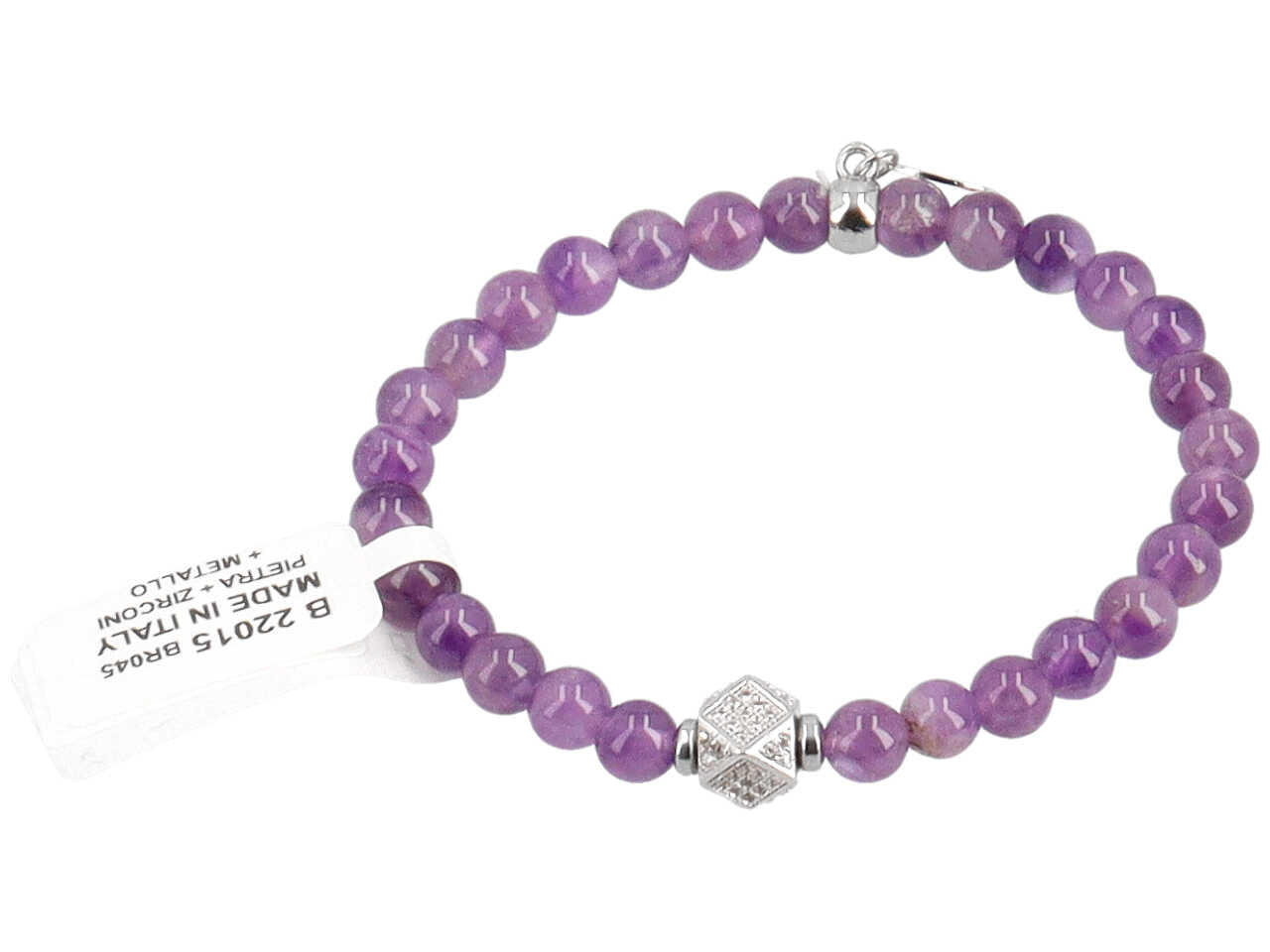 Bracciale pietra c/zirconi b 22015