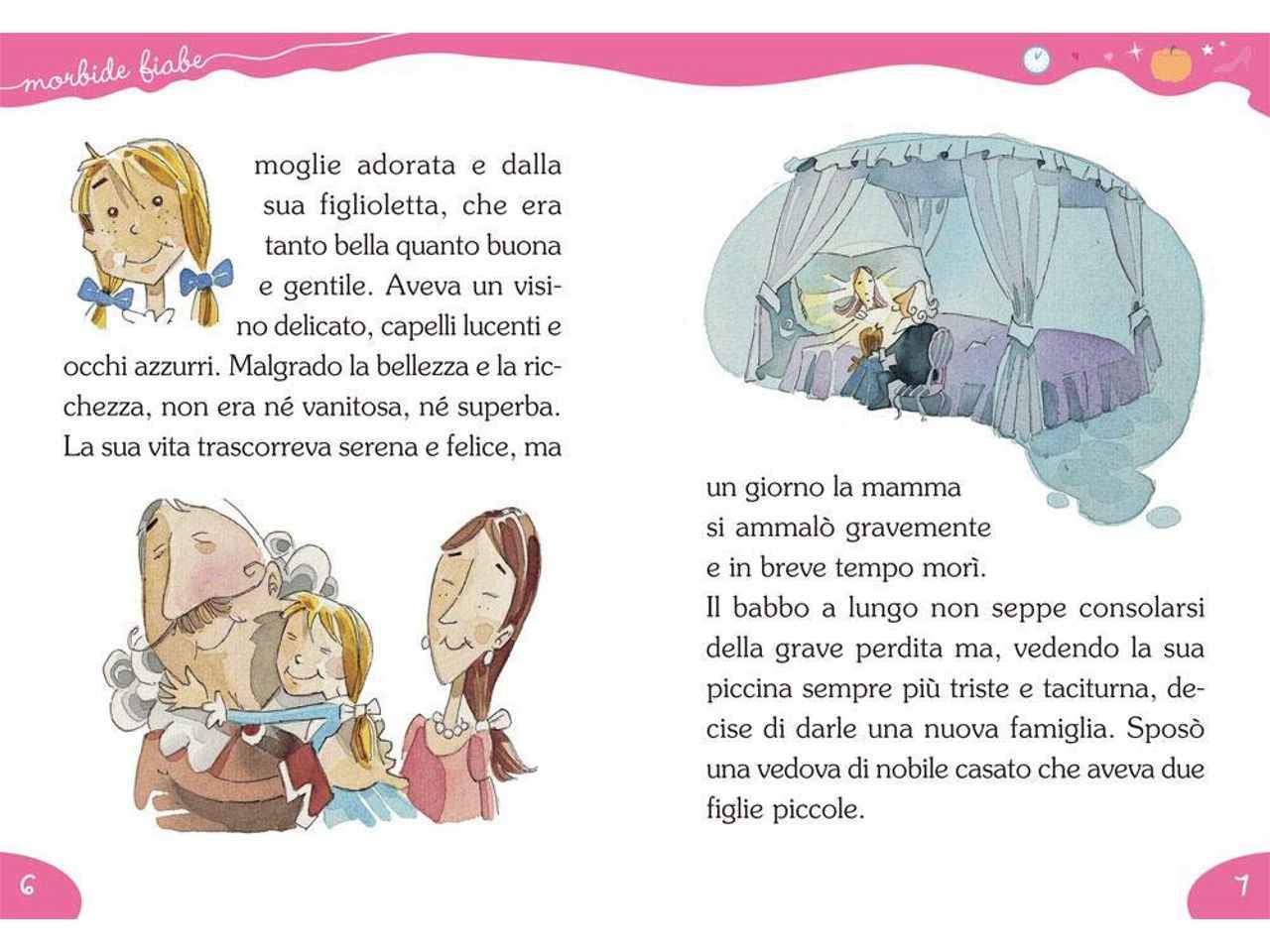 Libro morbide fiabe cenerentola