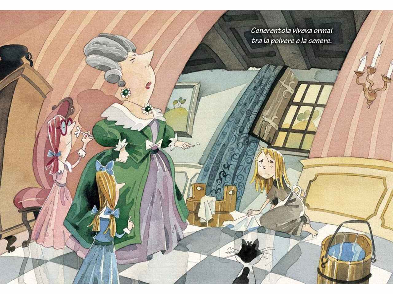 Libro morbide fiabe cenerentola