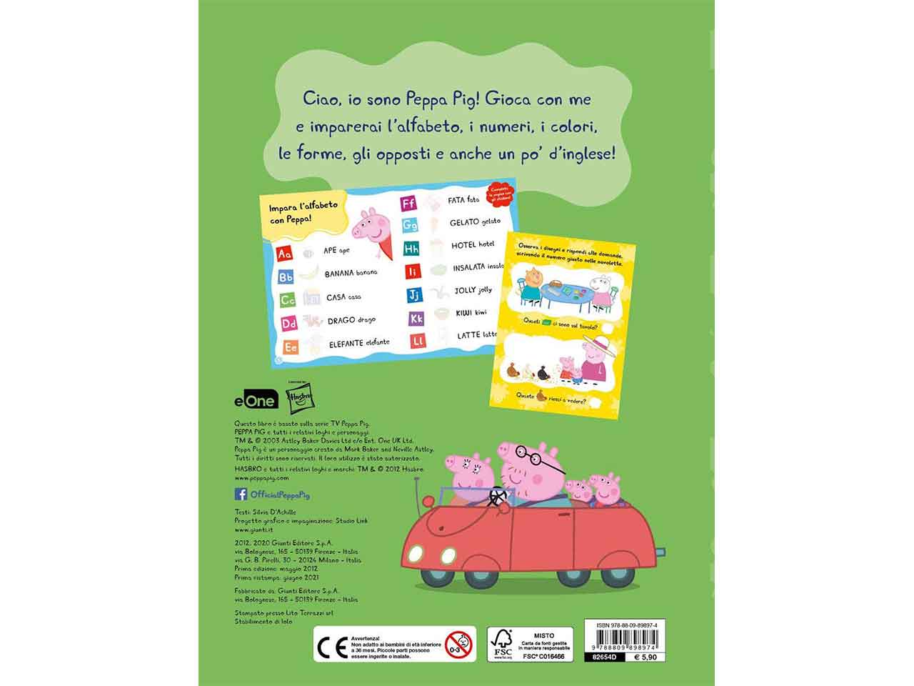 Libro gioca e impara con peppa