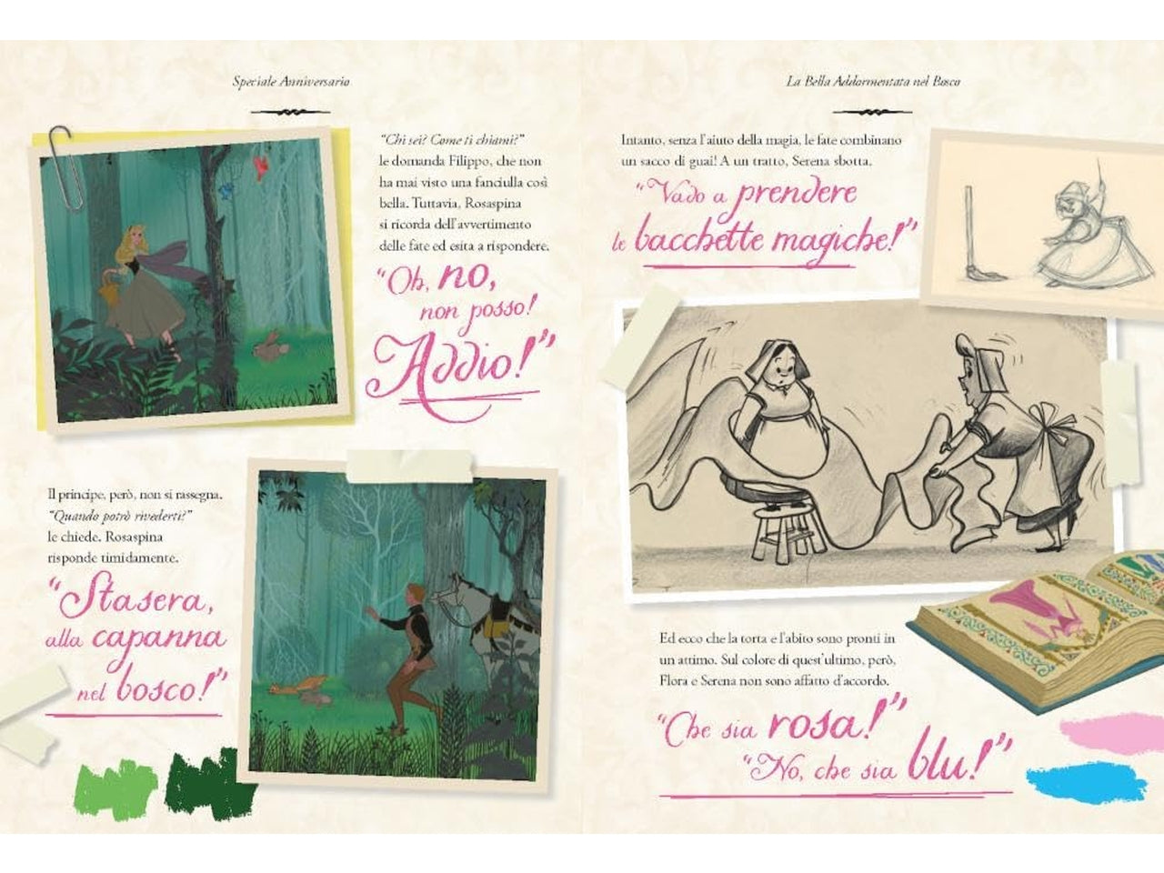 Libro walt disney fiabe collection d100 bella addormentata speciale ann d100