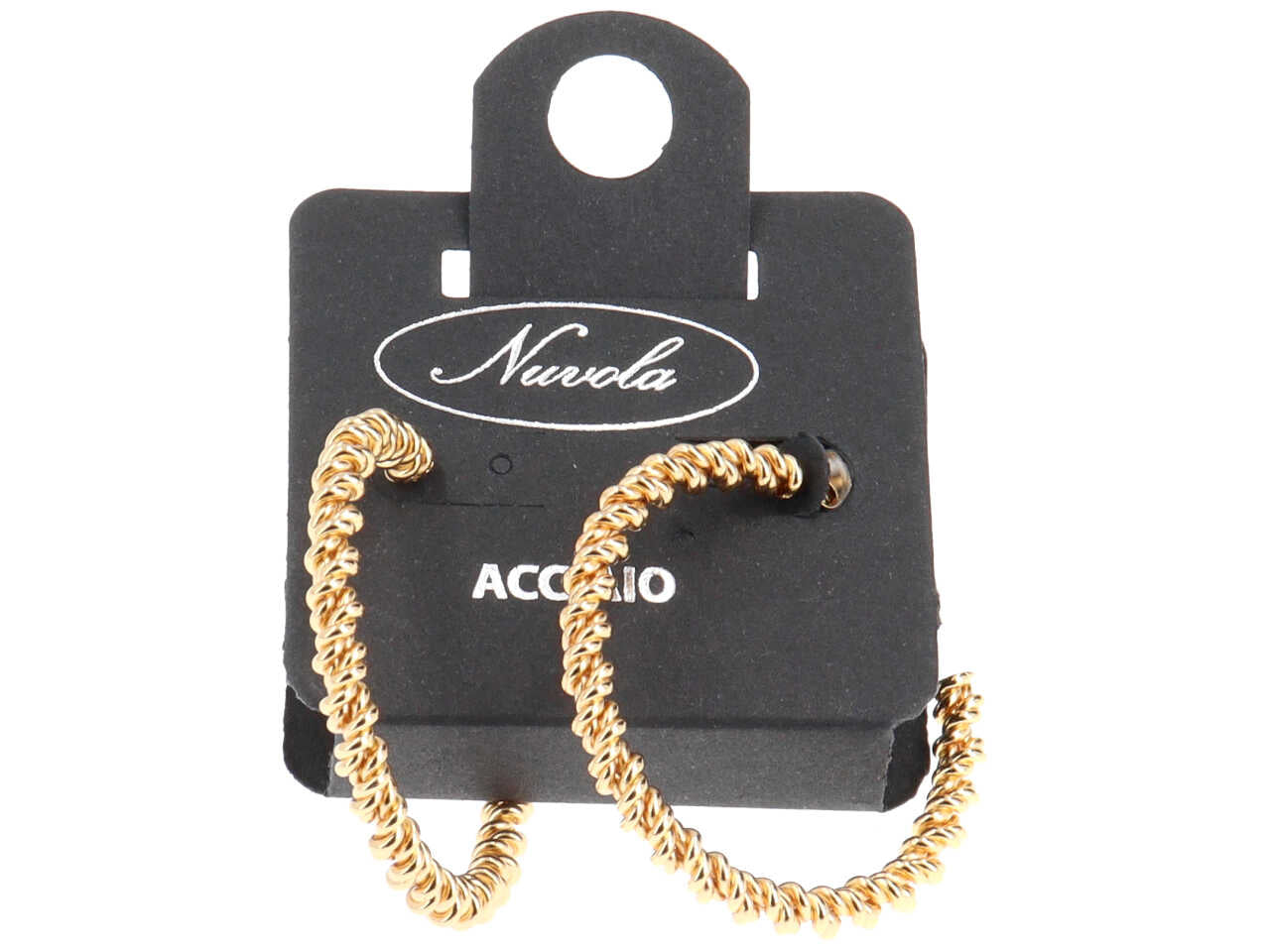 orecchini cerchio oro spirale 20mm