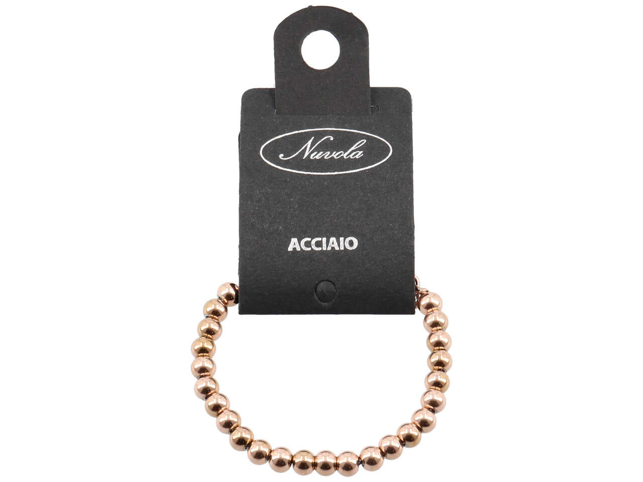 bracciale sferette oro rosa 2 misura