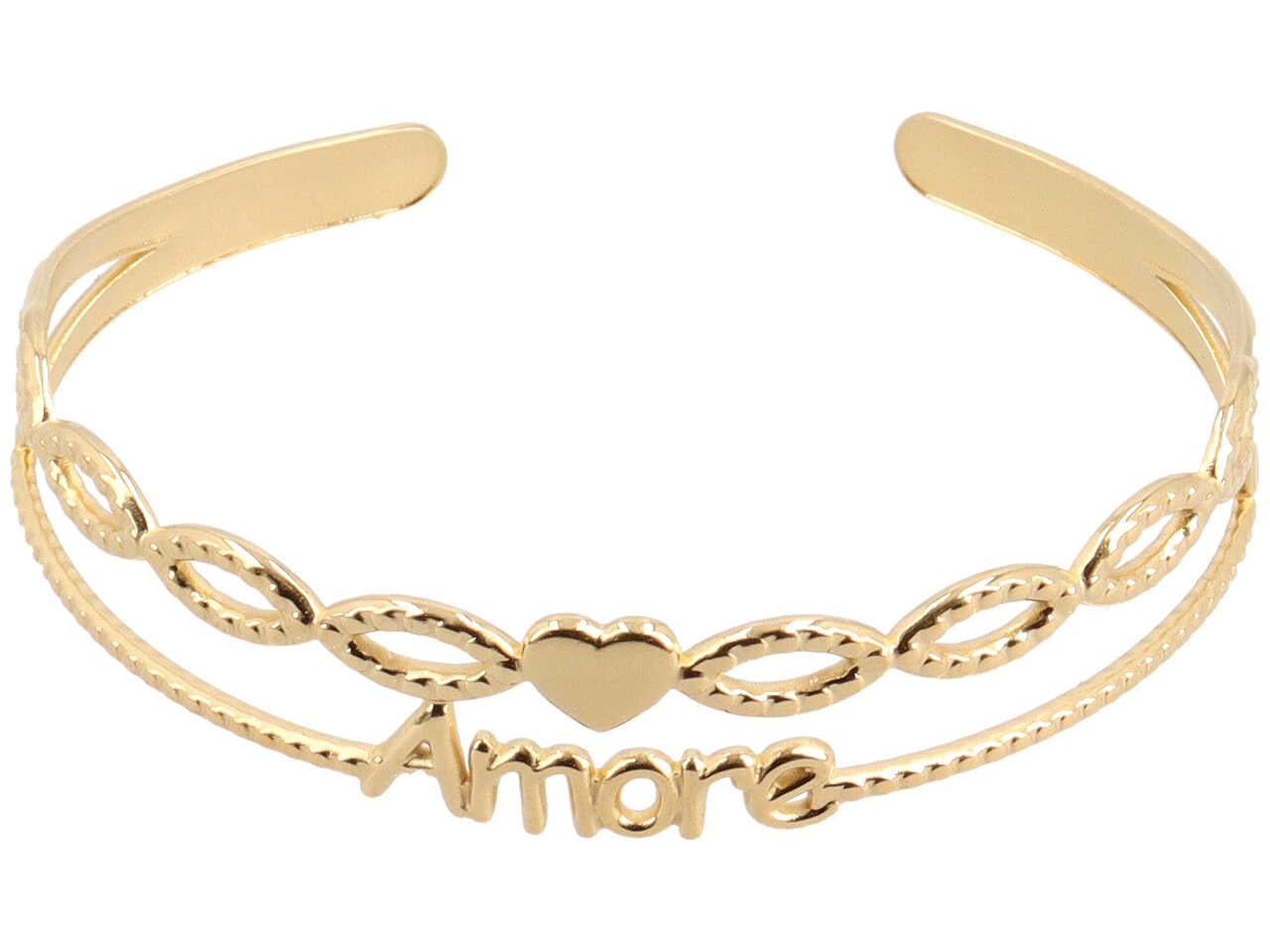 Bracciale rigido 2f amore oro