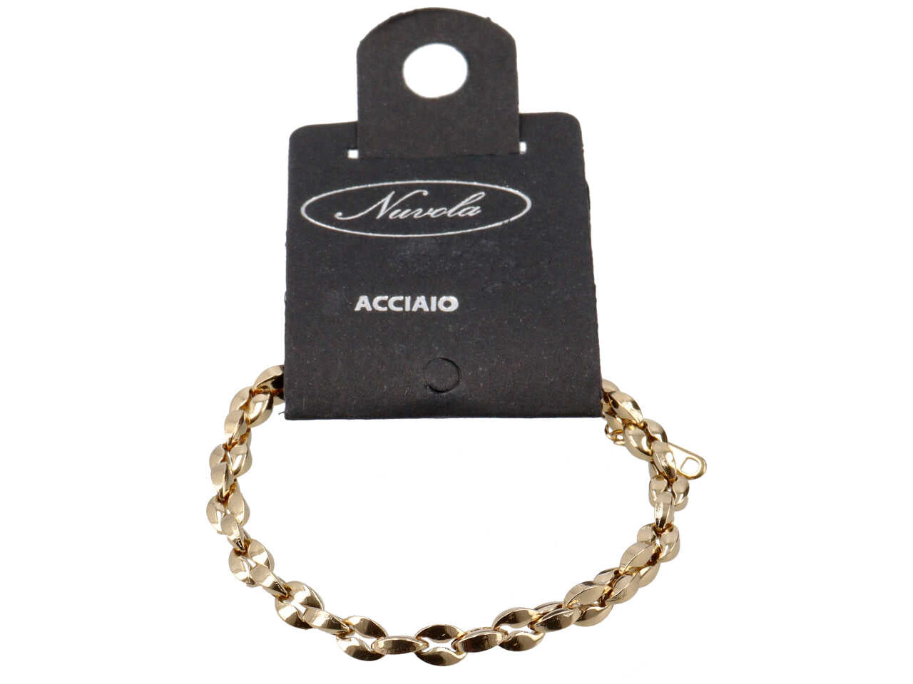 Bracciale oro a maglia marinara 3d